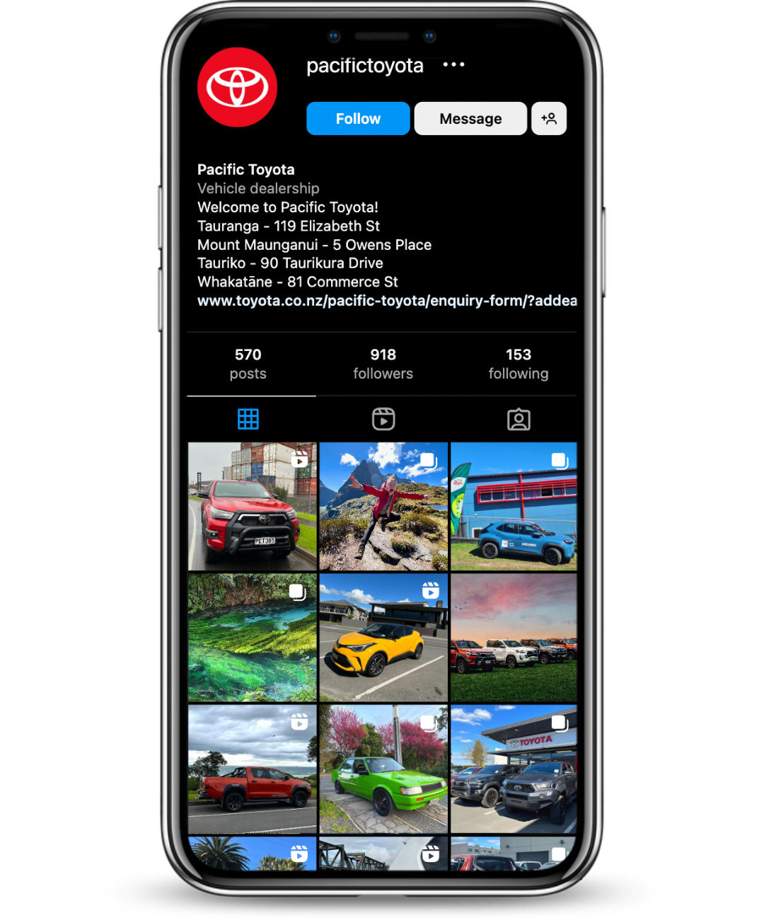 Social media marketing cars