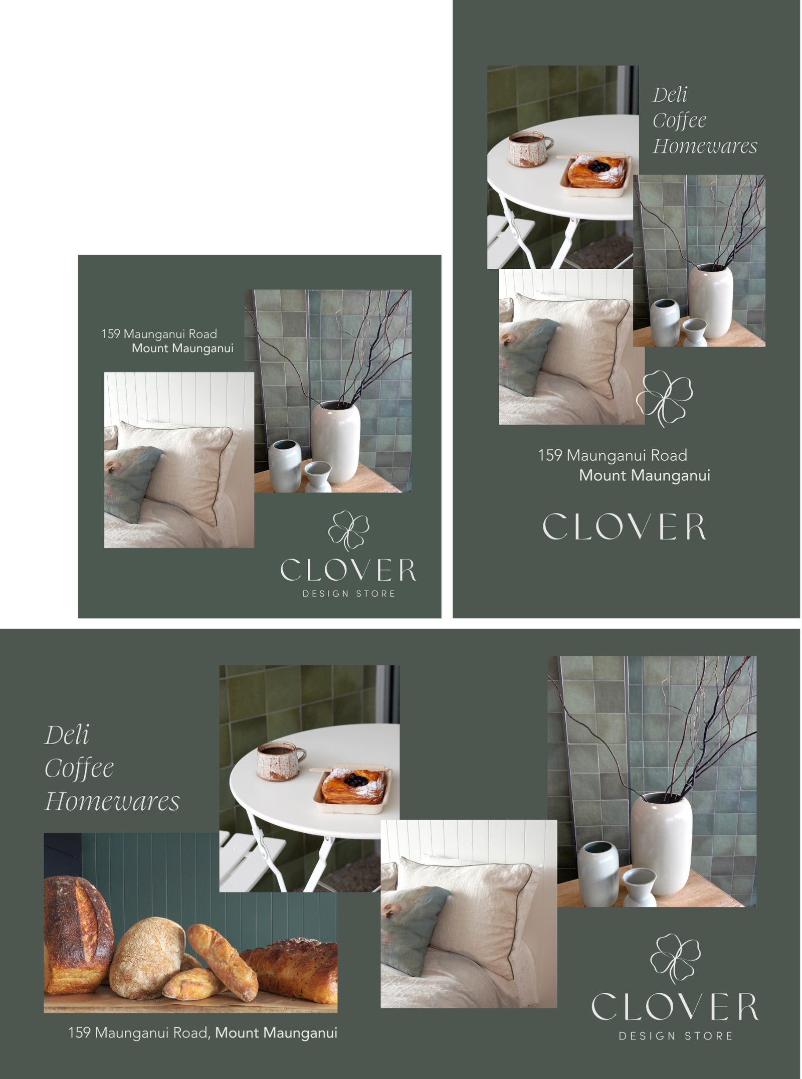 Clover Design Store Mount Maunganui Social Media Ads
