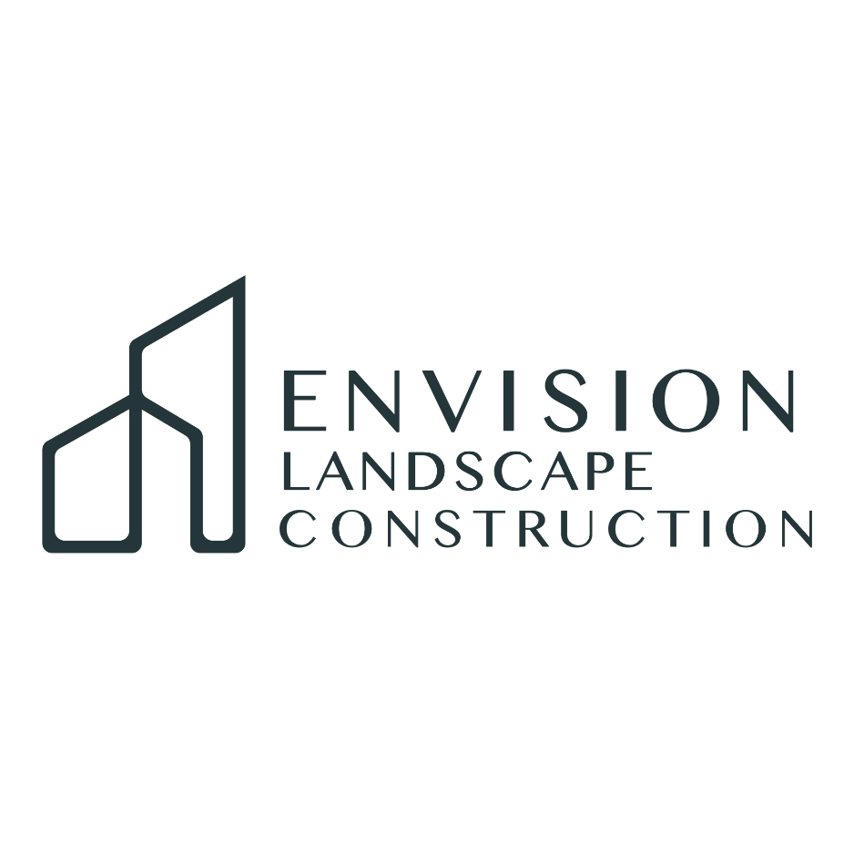Envision Landscape Construction - Secondary Logo - Logo Design by Happy Hank Media Envision Landscape Construction - Secondary Logo - Logo Design by Happy Hank Media