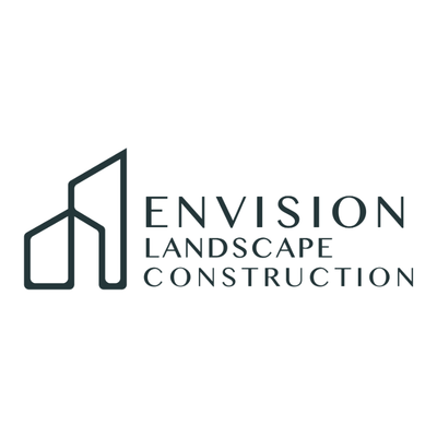 Envision Landscape Construction - Primary Logo - Logo Design by Happy Hank Media Envision Landscape Construction New Zealand